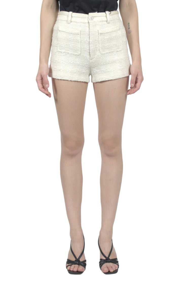 Gucci White Cotton Shorts