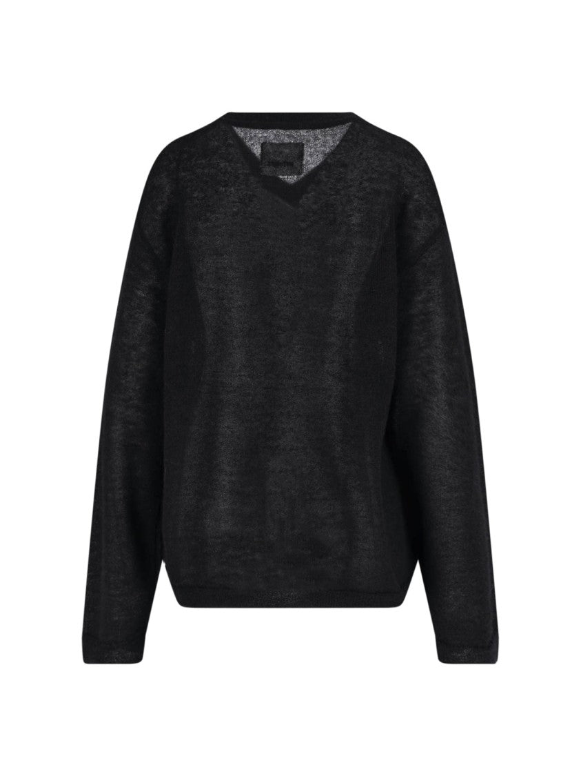 Mythinks Alpaca Blend Sweater, Black