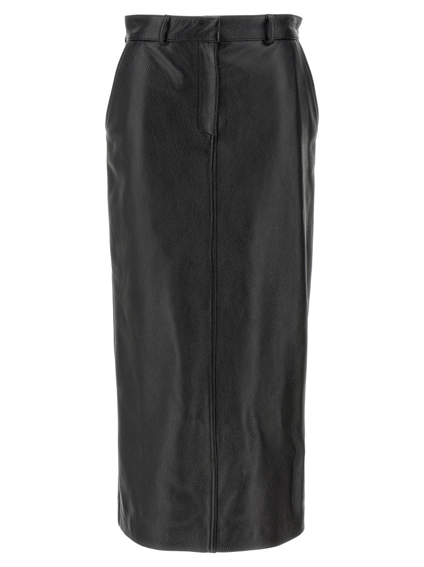 Totême 'Grained Leather' Skirt