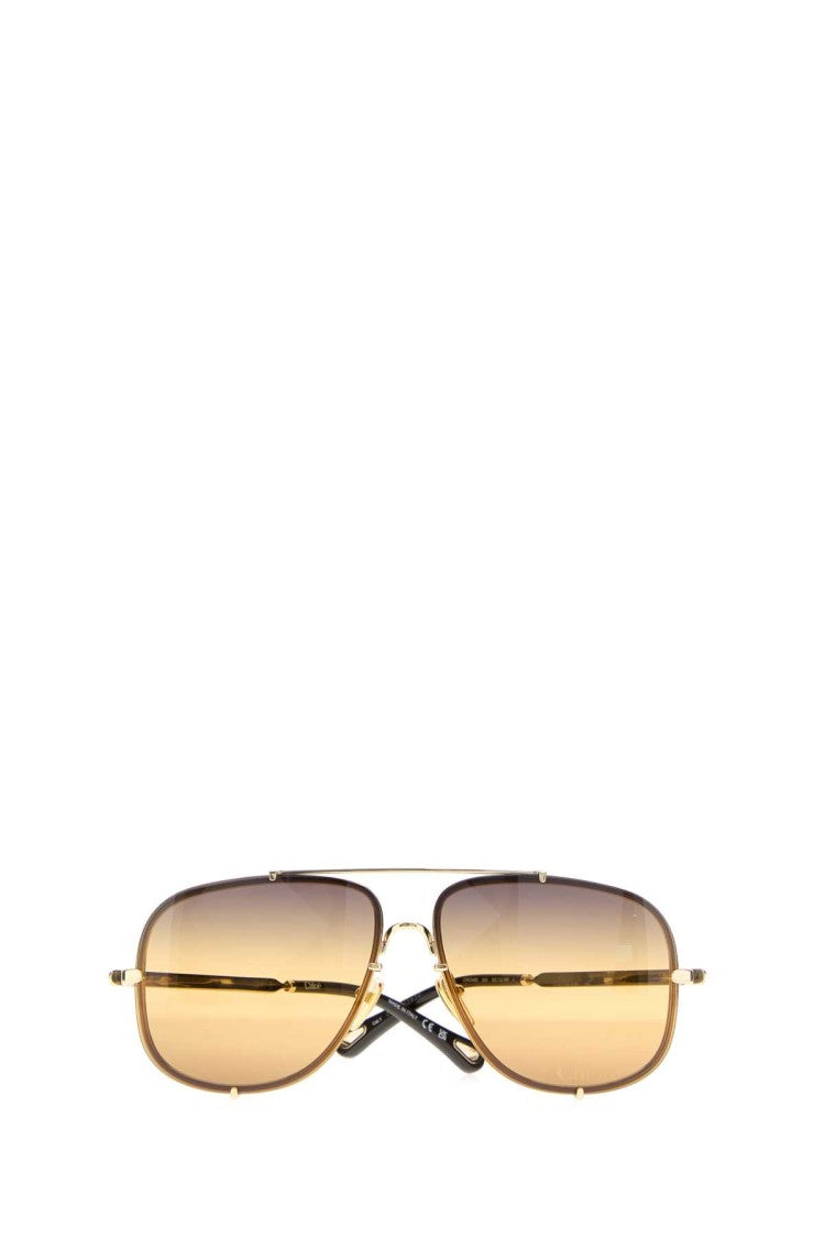 Chloé Platinum Metal Sunglasses