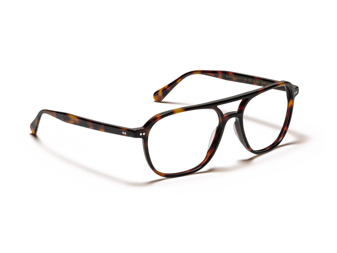 Moscot Tortoiseshell Or-Bjo-O Aviator Eyeglasses