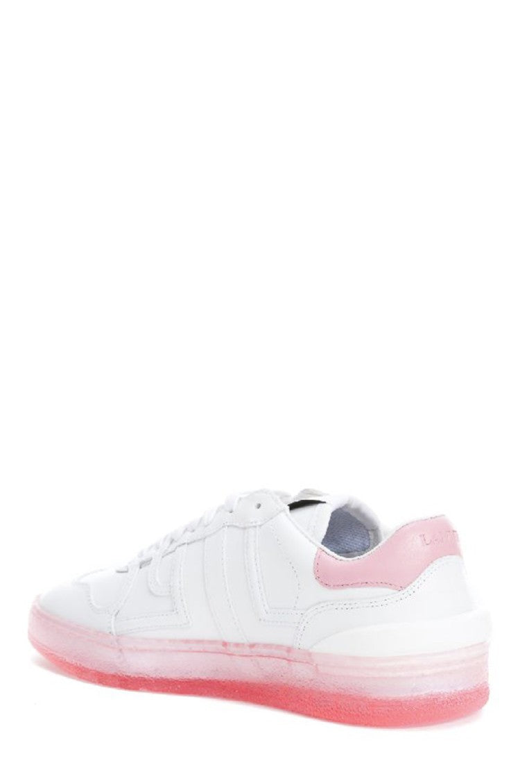 Lanvin White Leather Low-Top Sneakers