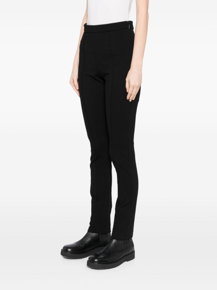 Moncler Fitted High-Waist Trousers With Seam Detailing