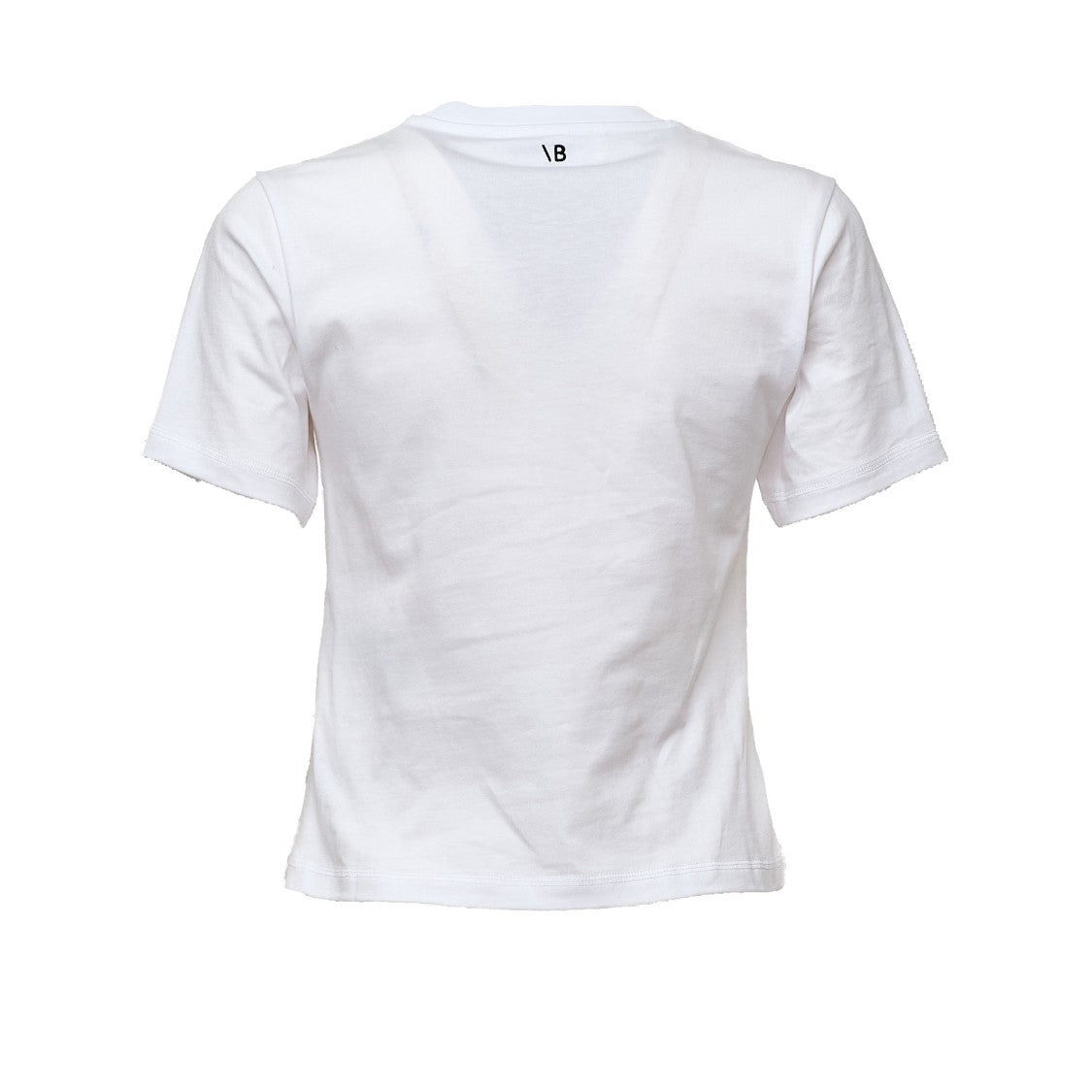 Victoria Beckham Jamie Subtle Logo Short-Sleeve T-Shirt