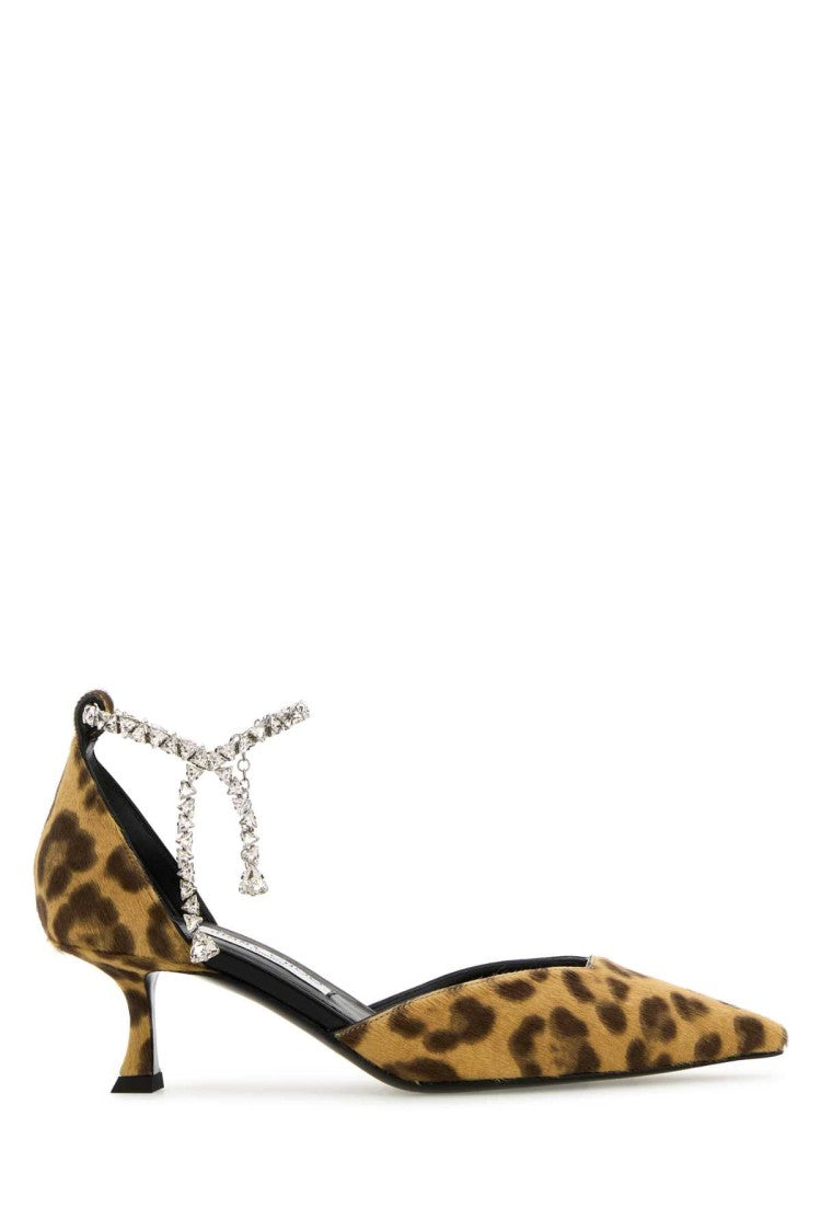 Jimmy Choo Printed Calf Hair Stevie 50 Pumps