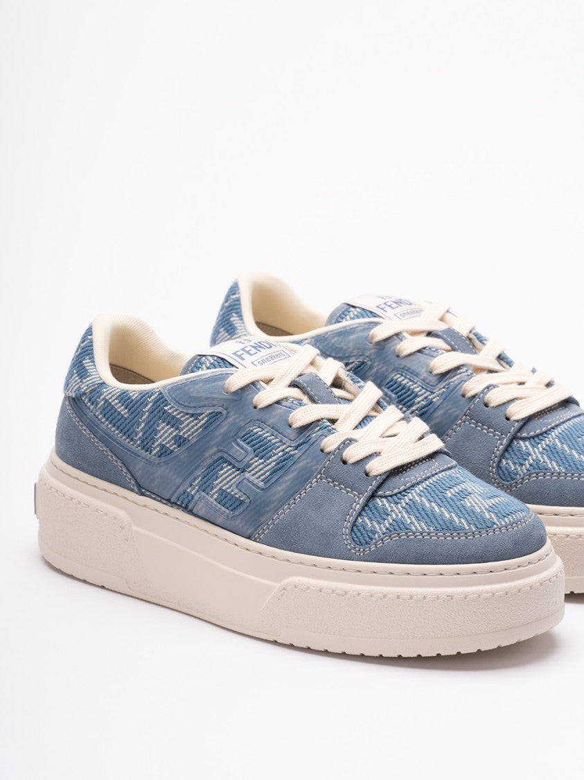 Fendi `Ff Match` Denim Sneakers