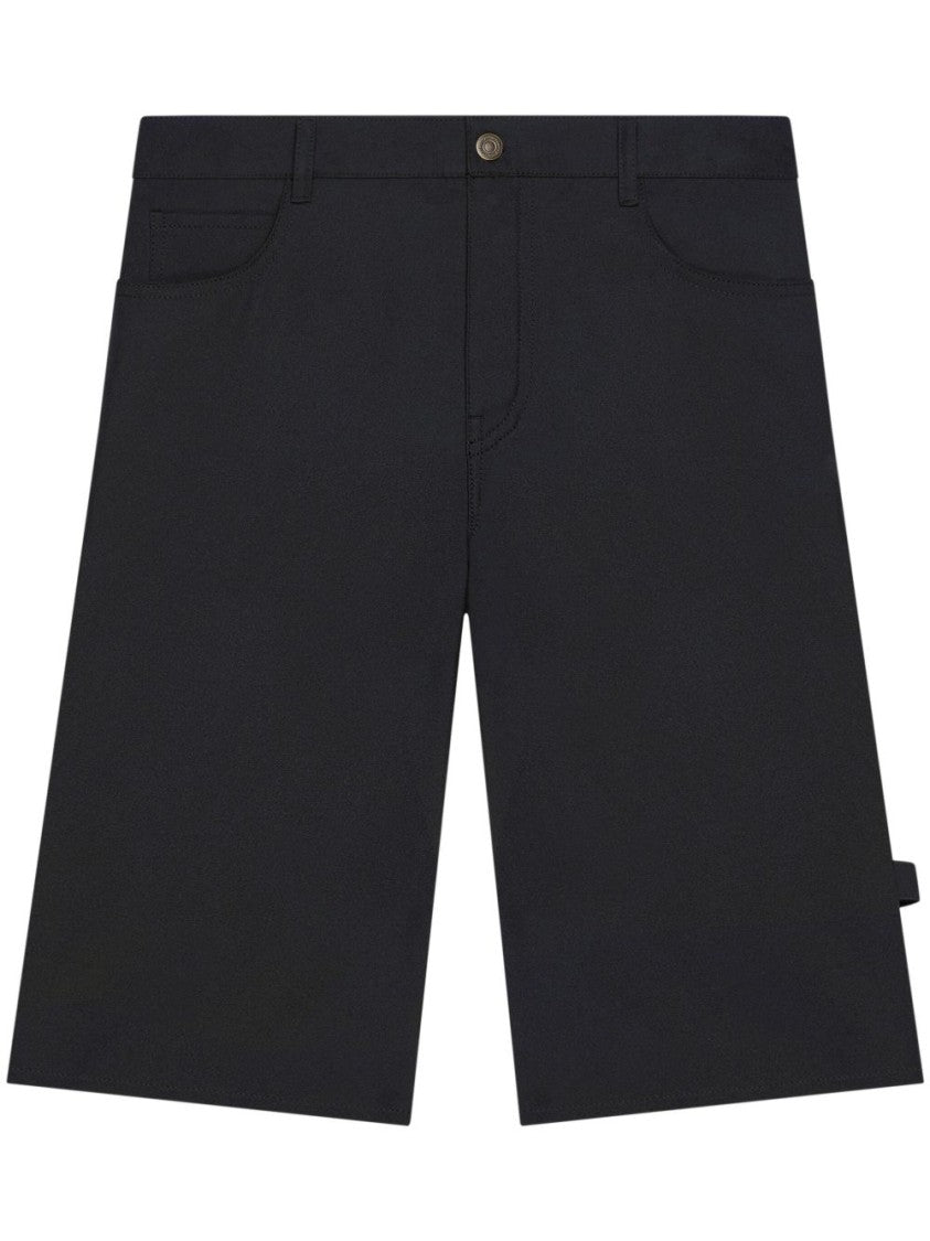 Courrèges Black Tailored Shorts