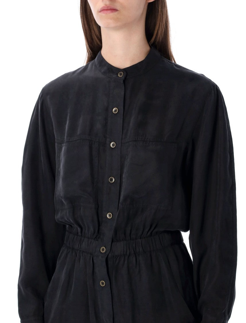 Isabel Marant Étoile Black Buttoned Jumpsuit