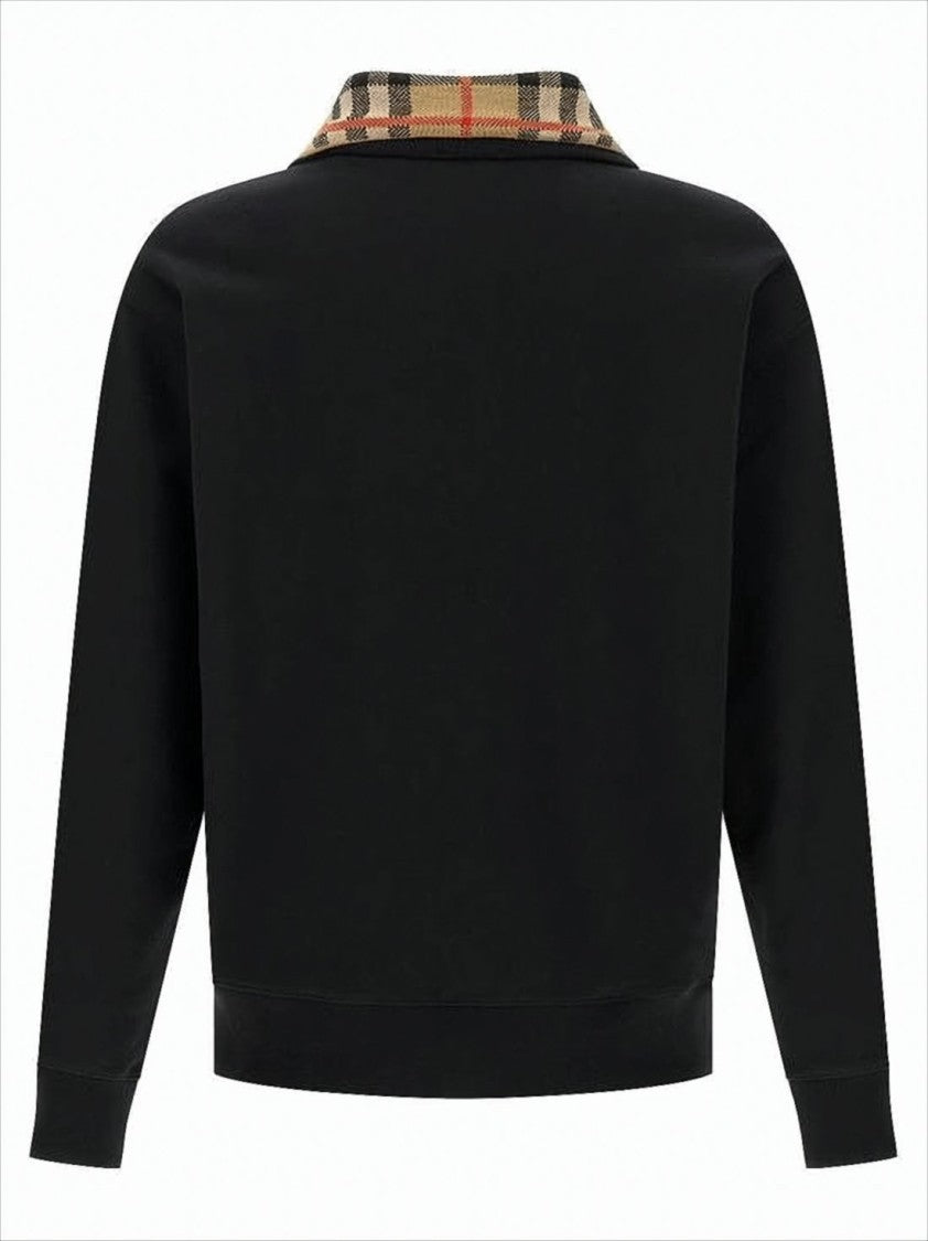 Burberry Long-Sleeve Pullover With Half-Zip