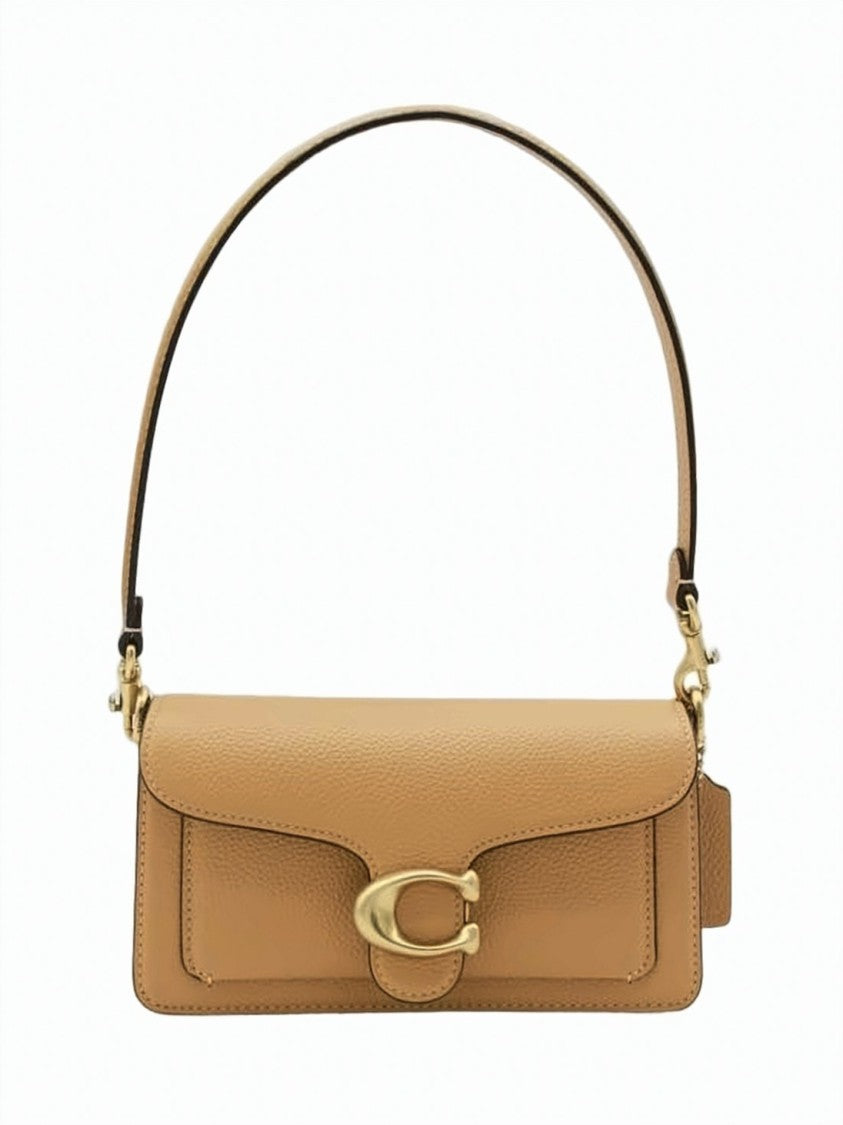 Coach Textured Calf Leather Crossbody Bag With Gold-Tone Emblem
