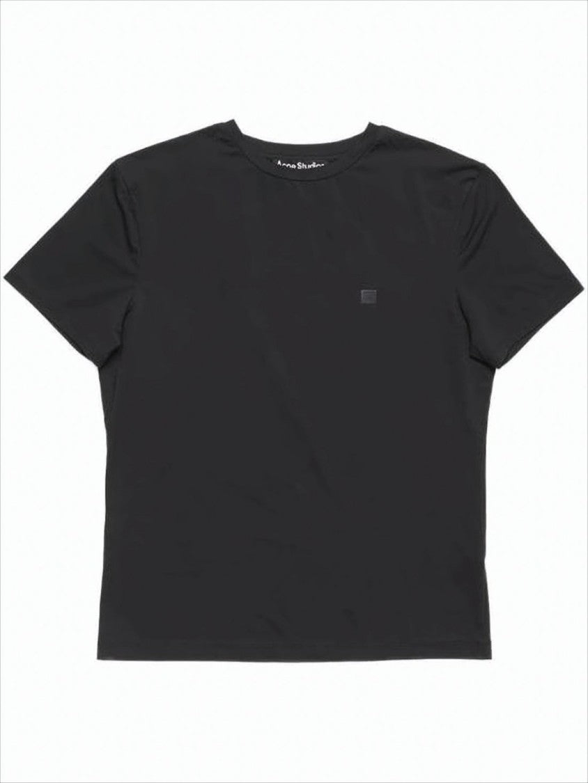 Acne Studios Short-Sleeved T-Shirt With Minimalistic Face Design