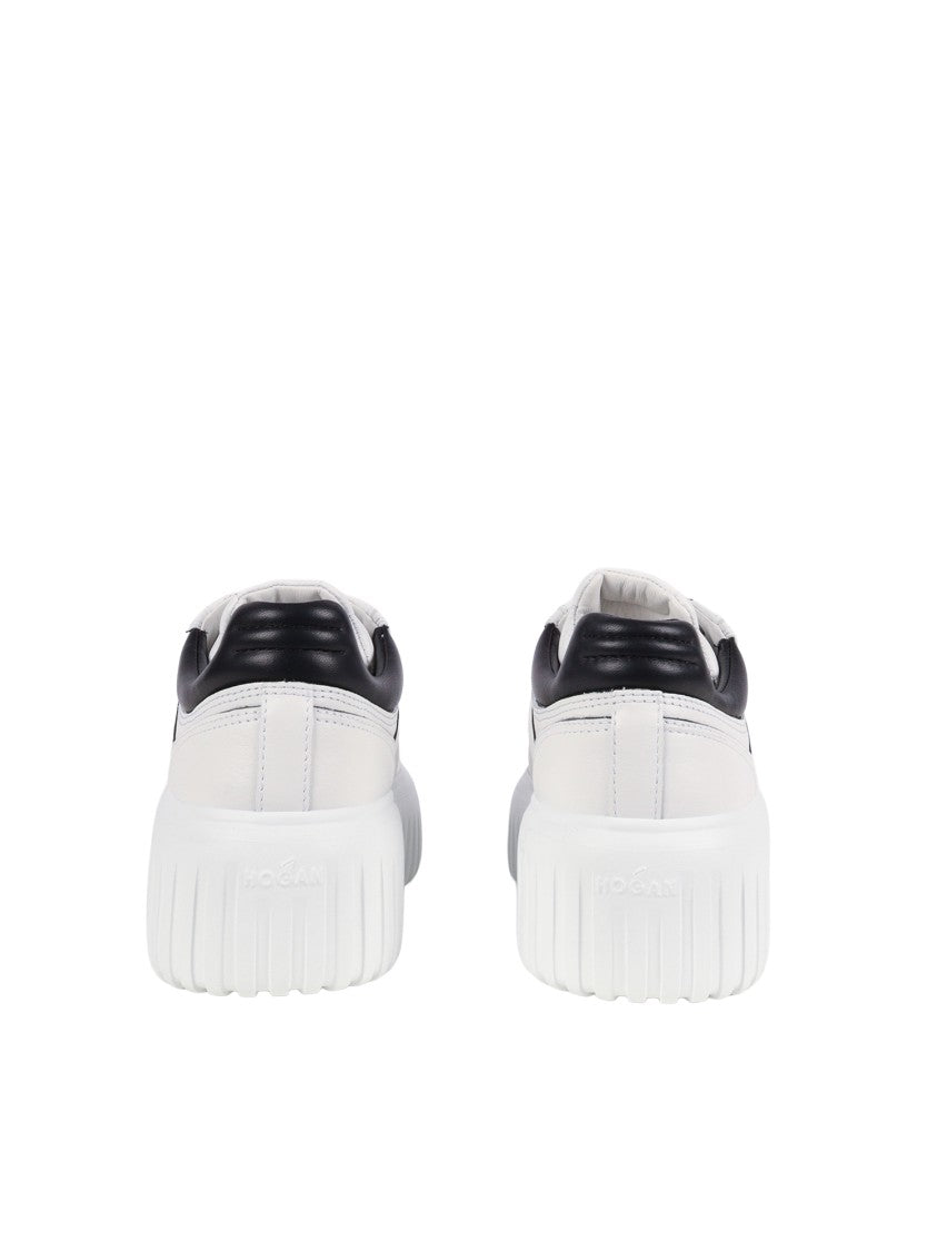 Hogan H Stripes Smooth Leather Sneakers