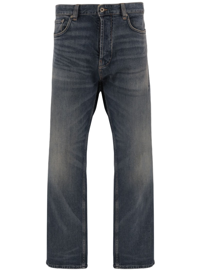 Emporio Armani Straight-Leg Denim Jeans With Classic Five-Pocket Design