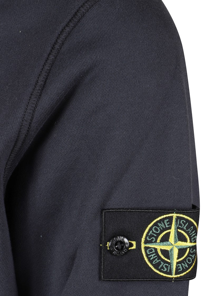 Stone Island Classic Crew Neck Sweater With Logo Patch Detail
