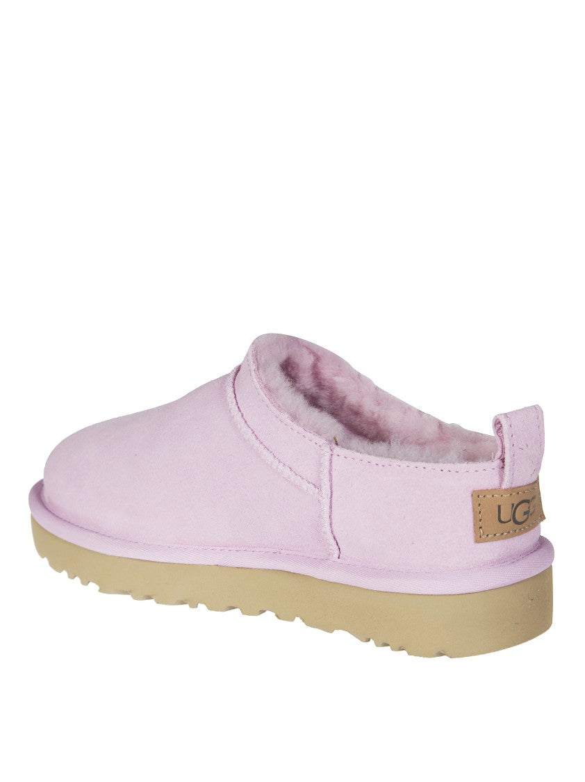 Ugg Pastel Pink Classic Micro Slip On Flats