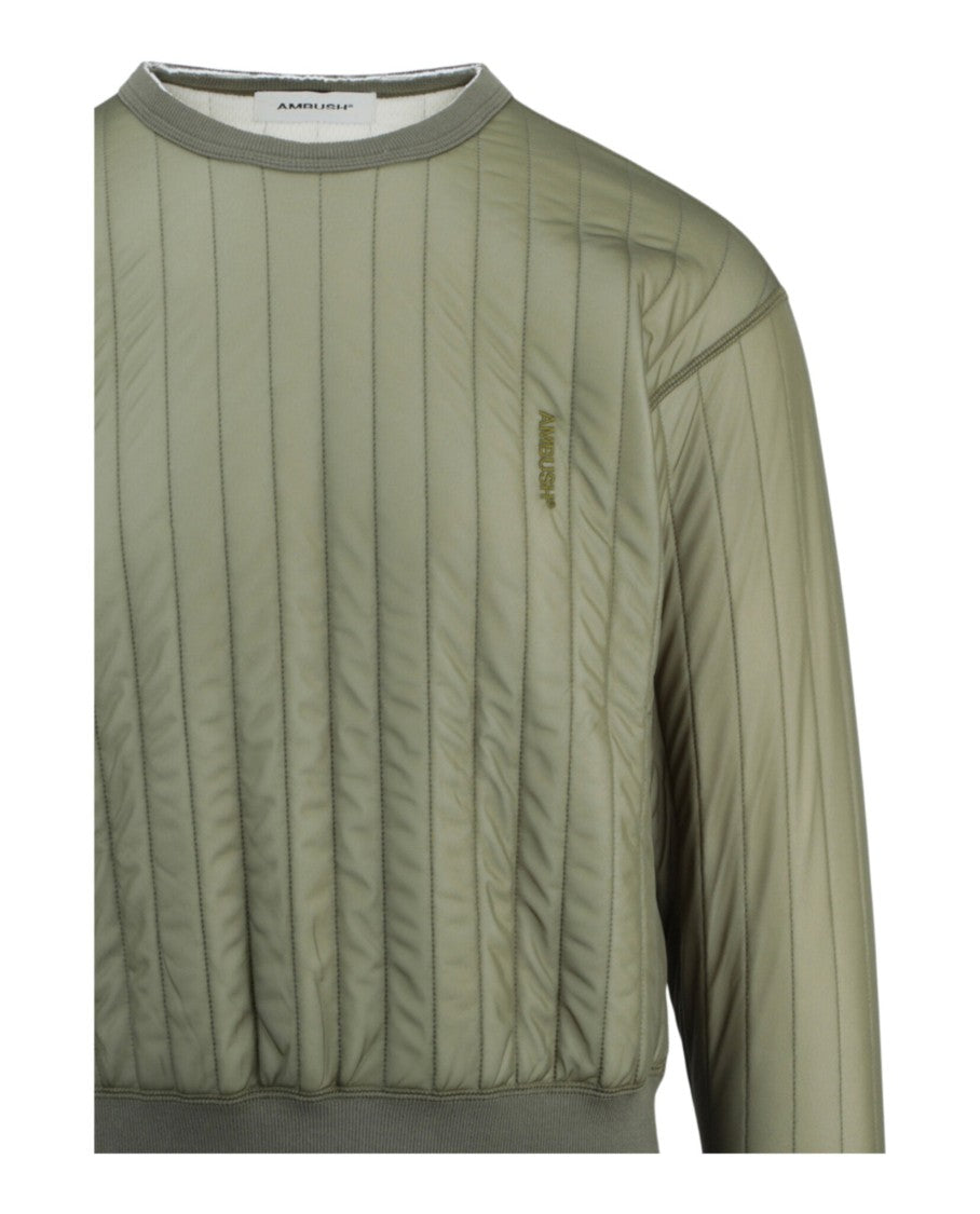 Ambush Quilted Embroidered Logo Sweater