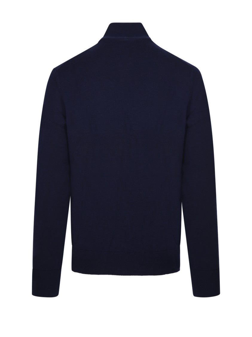 Polo Ralph Lauren Full Zip Sweater With High Collar