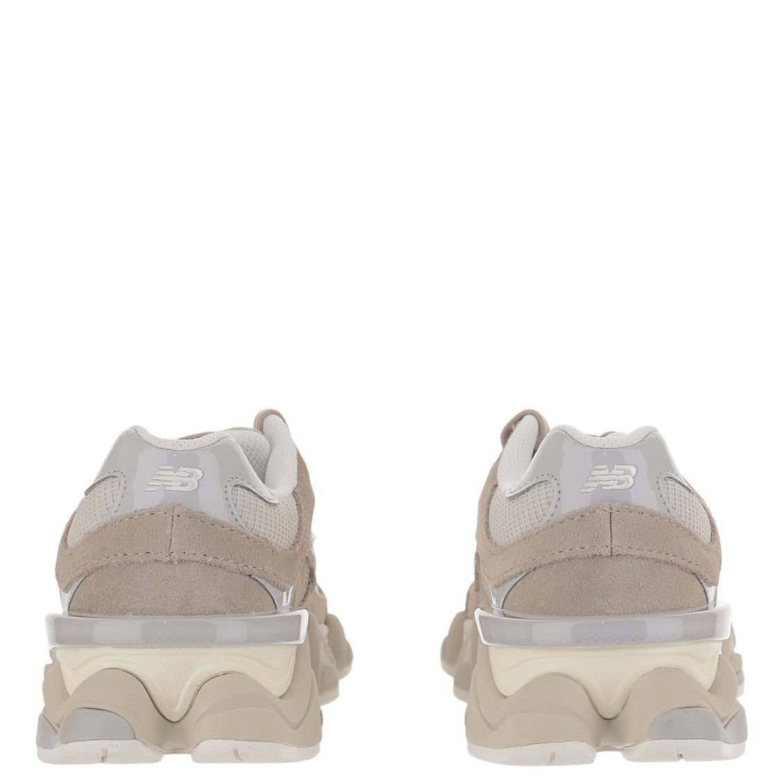 New Balance Dusty Pink 9060 Sculpted Suede Mesh Sneakers