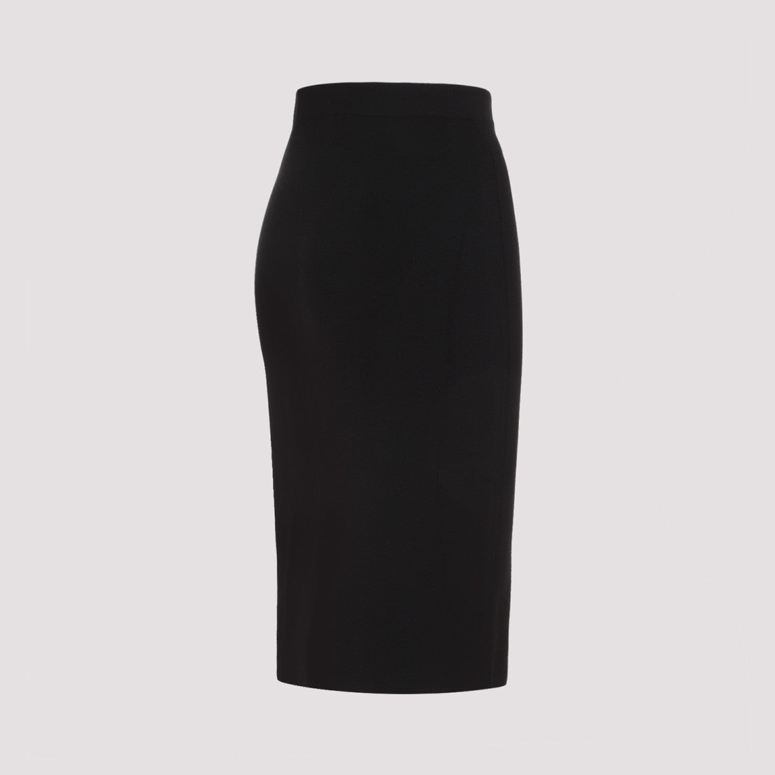 Saint Laurent Black Wool Pencil Skirt