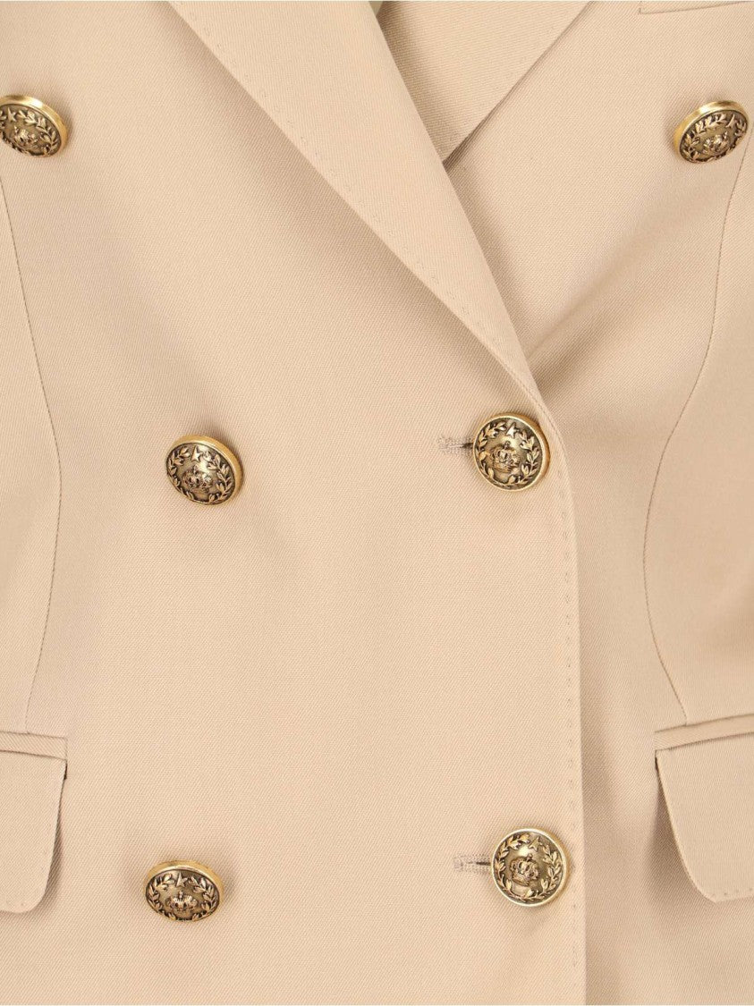 Golden Goose Beige Classic Tailored Structured Jacket
