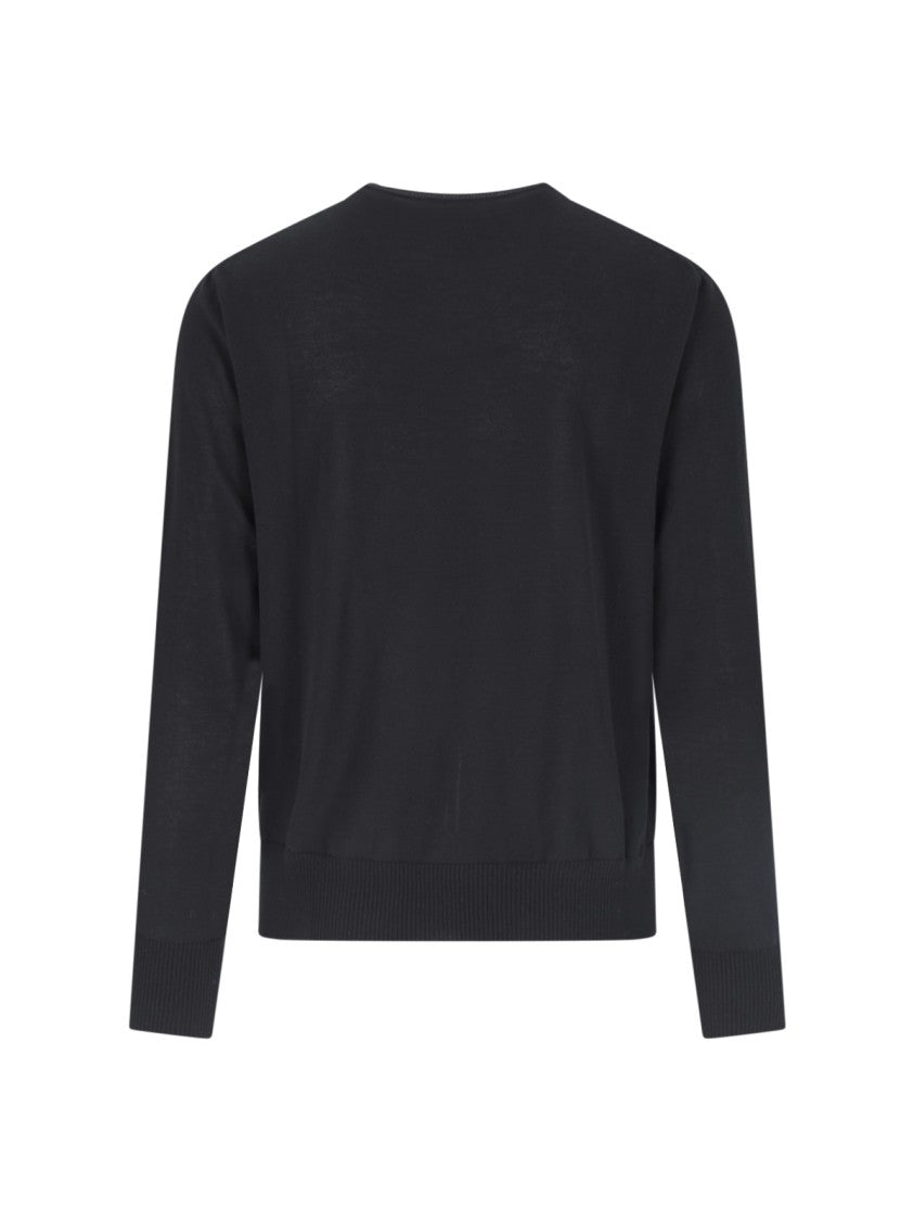 Vivienne Westwood Black Alex Crew Neck Cotton Sweater