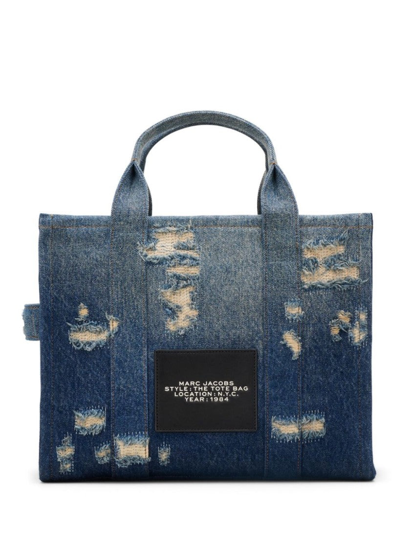 Marc Jacobs Distressed Denim Handbag