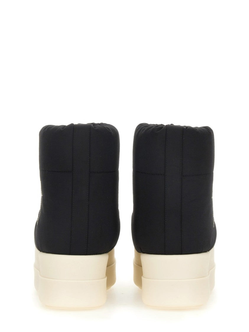 Drkshdw By Rick Owens Quilted Black Padded Boots