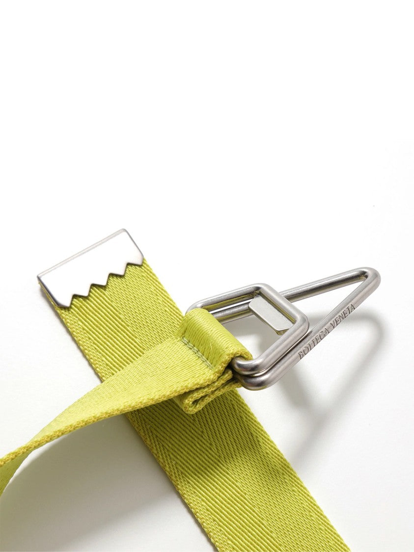 Bottega Veneta Triangle Logo Nastro Belt