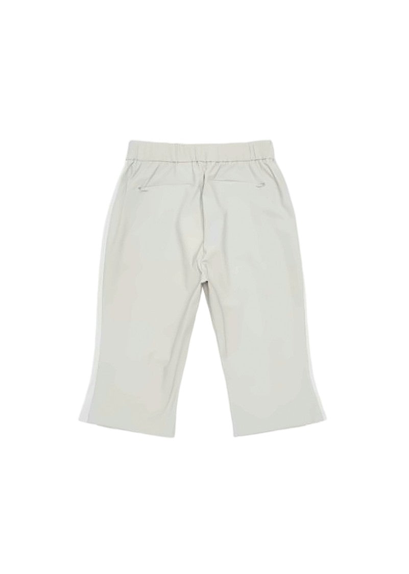 Amomento Relaxed Fit Two-Tone Shorts With Elastic Waistband