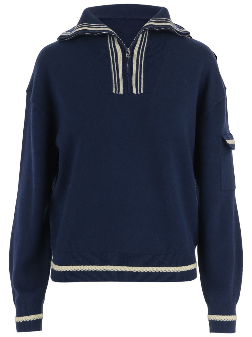 Guest In Residence Cotton And Cashmere Jib Sweater