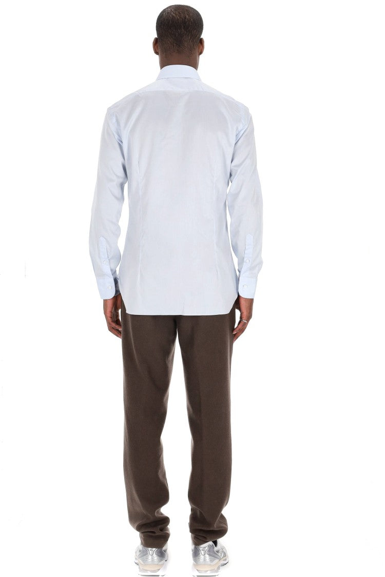 Barba Journey Line Cotton Twill Shirt