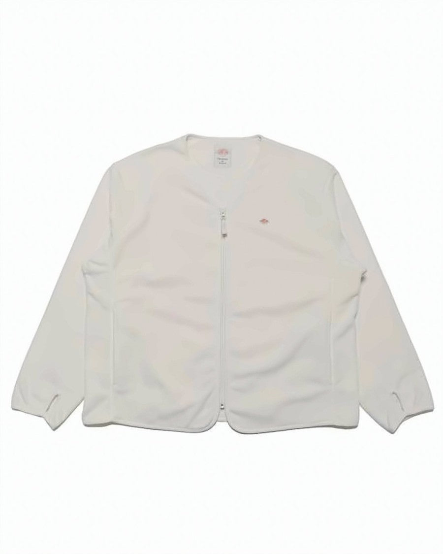Danton White Lightweight Jacket With Zipper Closure