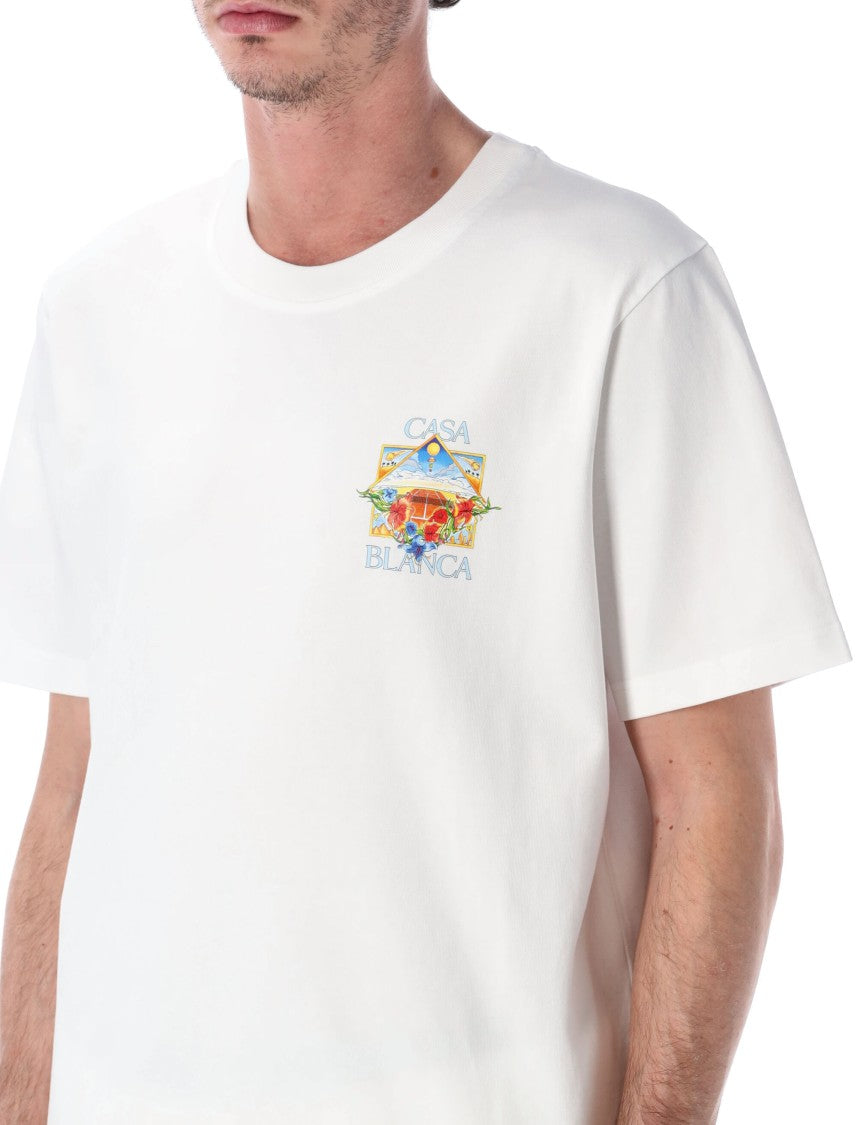 Casablanca Flower Court Icon T-Shirt