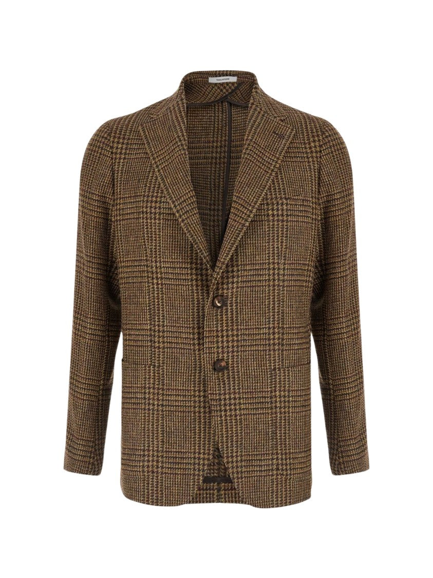 Tagliatore Green Montecarlo Checked Blazer