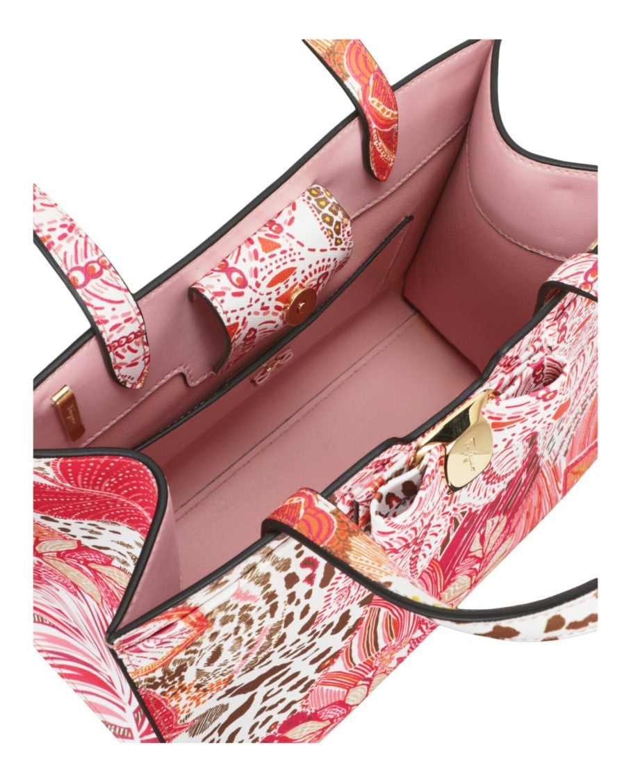 Ferragamo Vara Bow Top Handle Bag