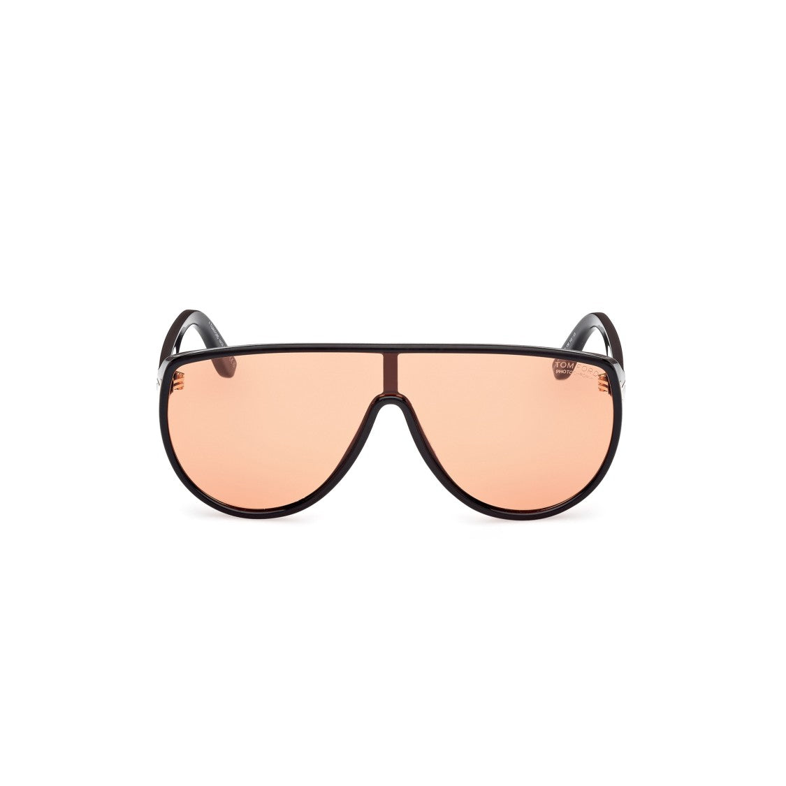 Tom Ford Aviator Sunglasses With Amber Tinted Lenses And Gold Accents