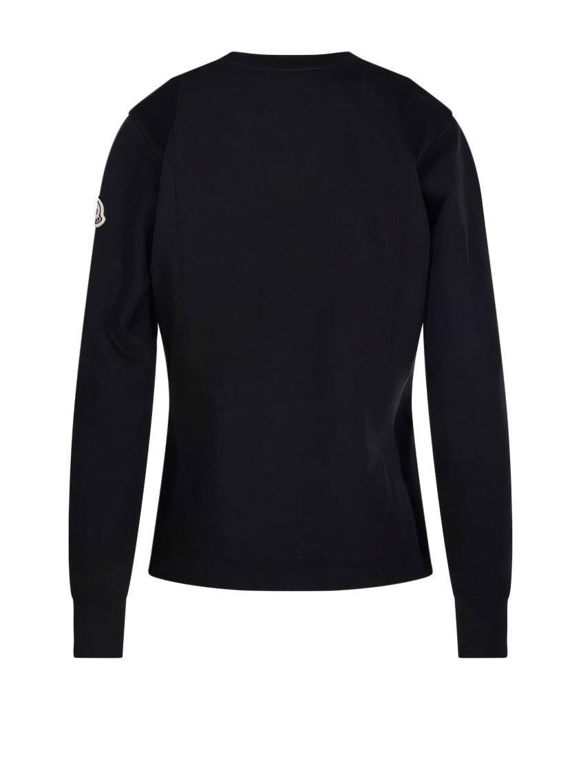 Moncler Long-Sleeve Top With Embossed Logo
