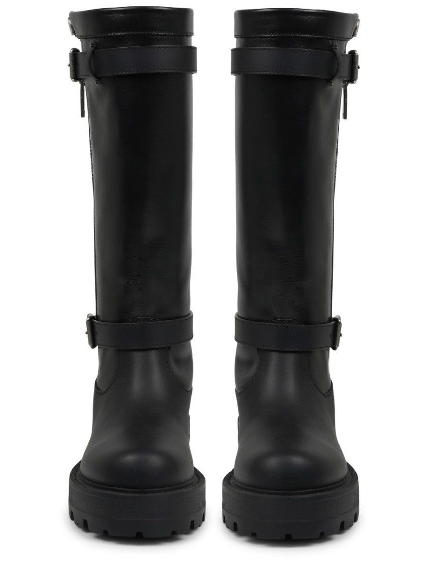 Dior D-Major Calf Leather Boots