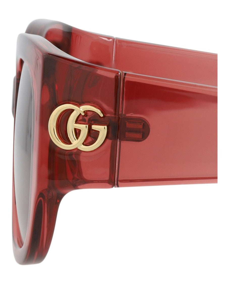 Gucci Round-Frame Injection Sunglasses