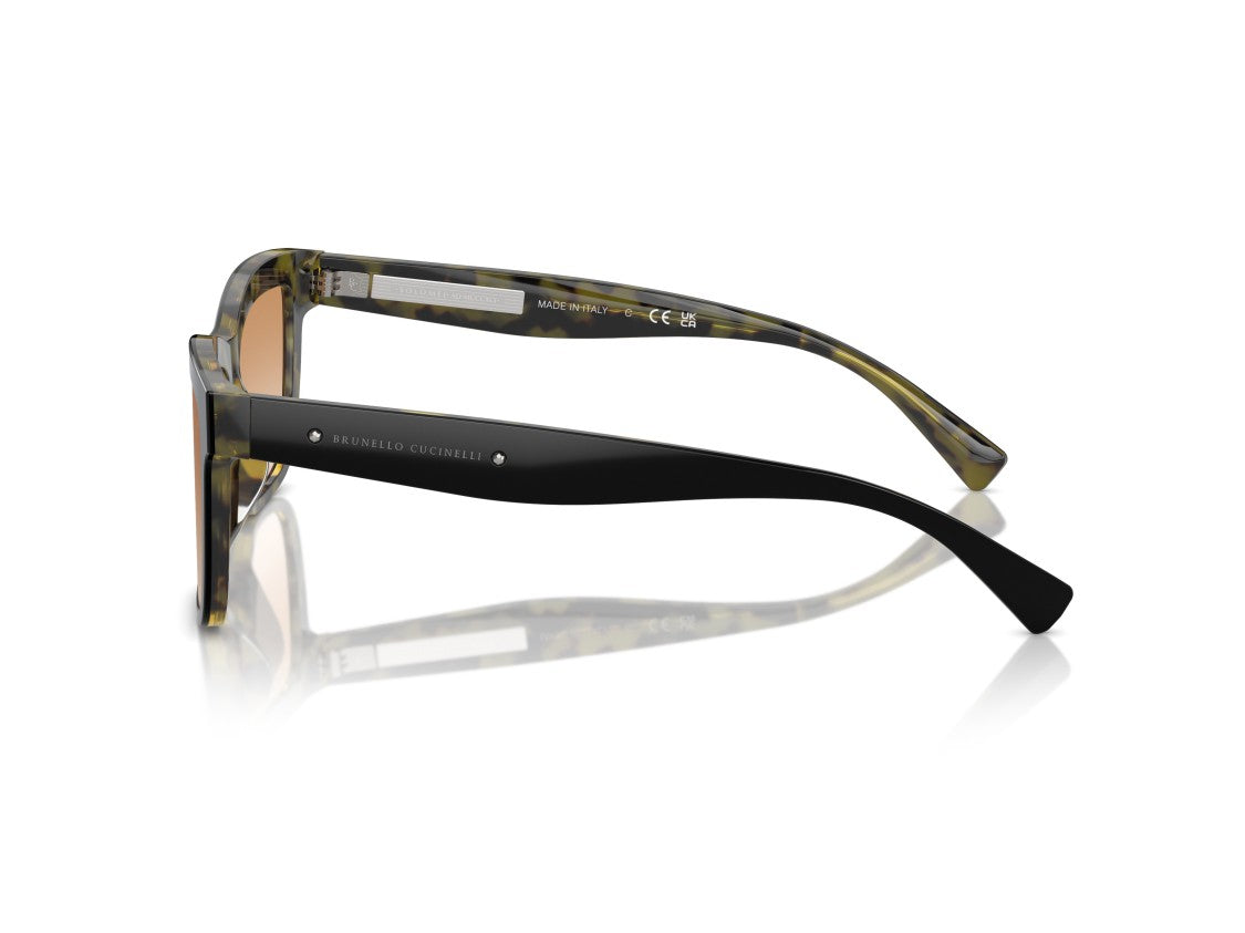 Brunello Cucinelli Brown 0Bc4009s Gradient Oversized Square Sunglasses