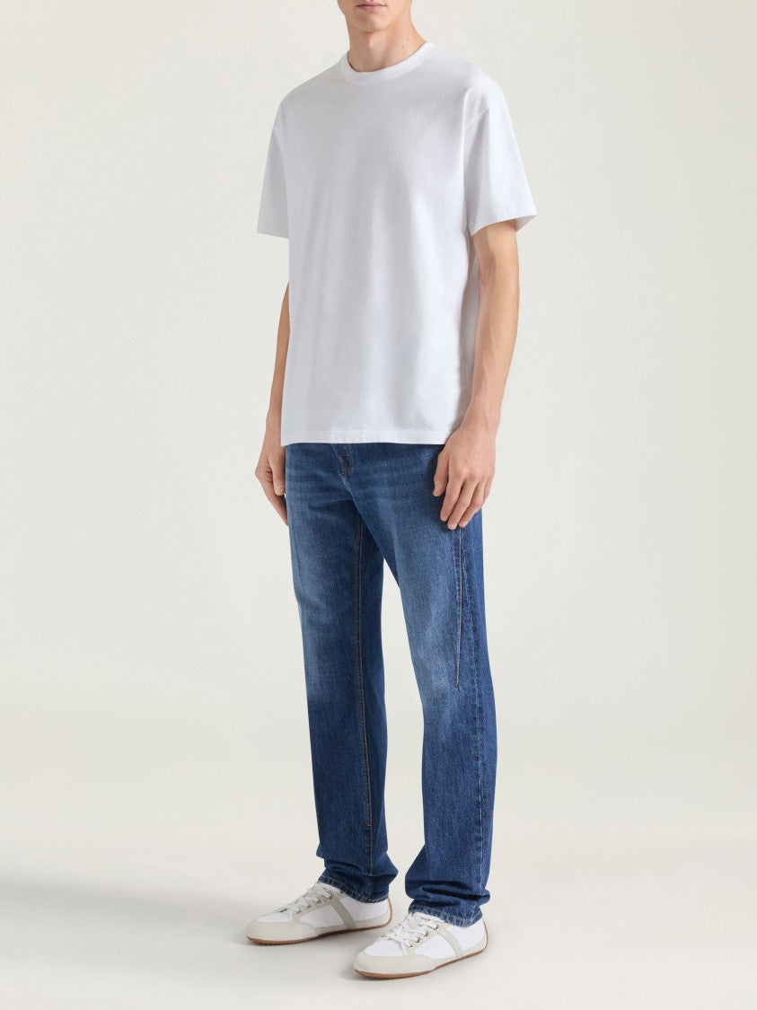 Givenchy White Regular Fit Bold Logo T-Shirt