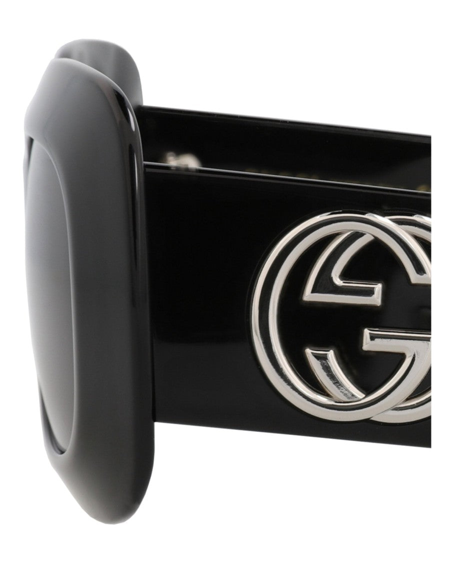 Gucci Square-Frame Recycled Acetate Sunglasses