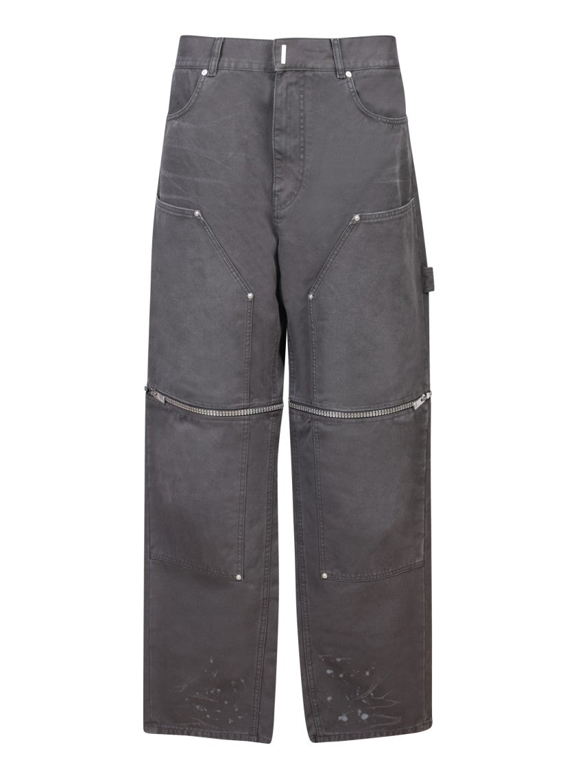Givenchy Tailored Grey Cotton Trousers
