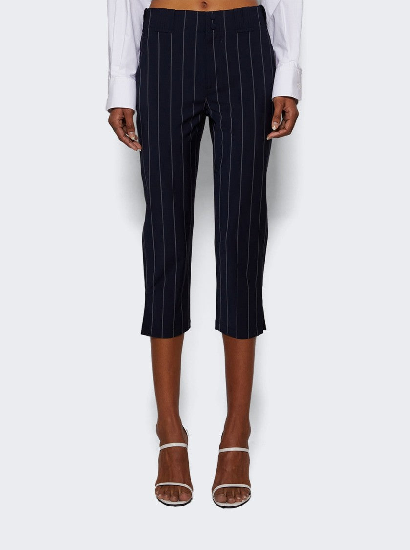 Alexander Wang Baseball Capri Pants - Navy And Grey