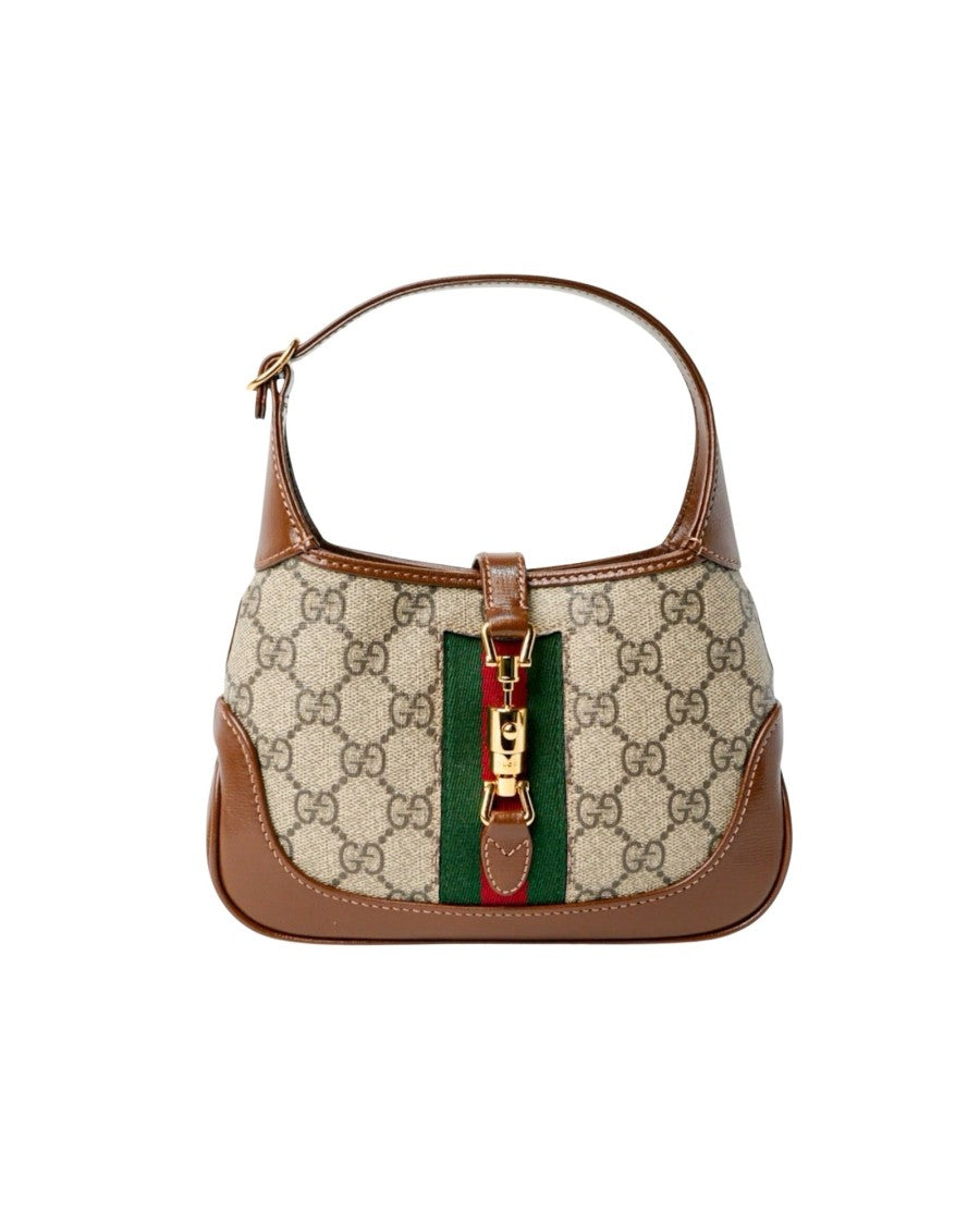 Gucci Jackie 1961 Mini Gg Supreme Marrone