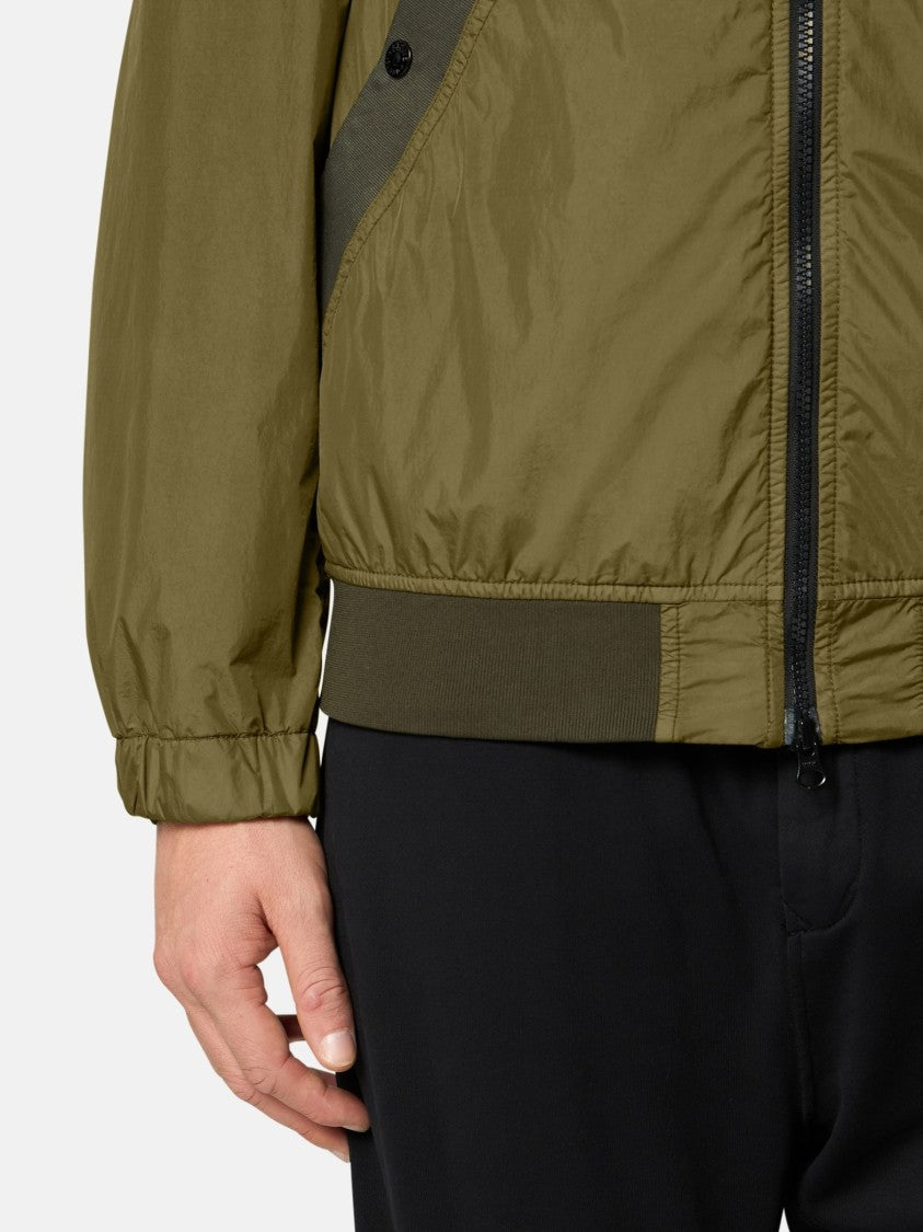 Stone Island Polyamide Outerwear In Green