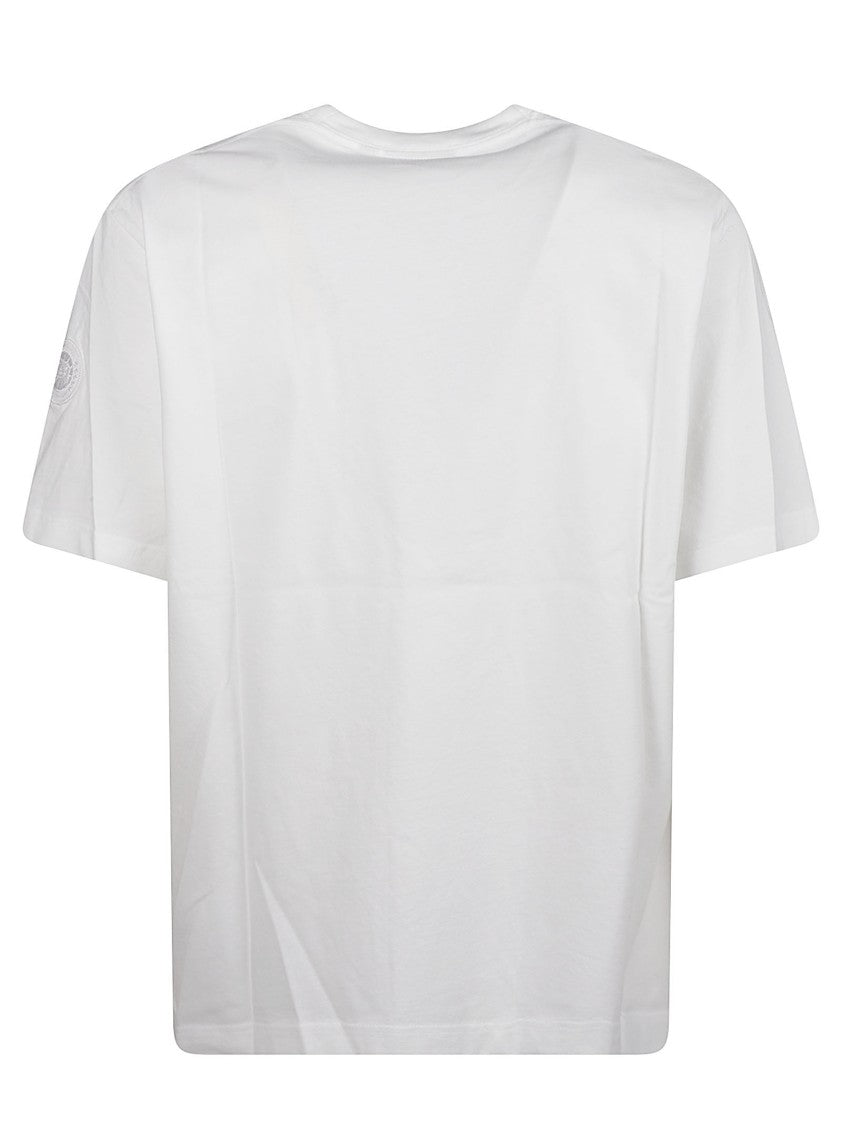 Canada Goose Novo Plain White Cotton T-Shirt