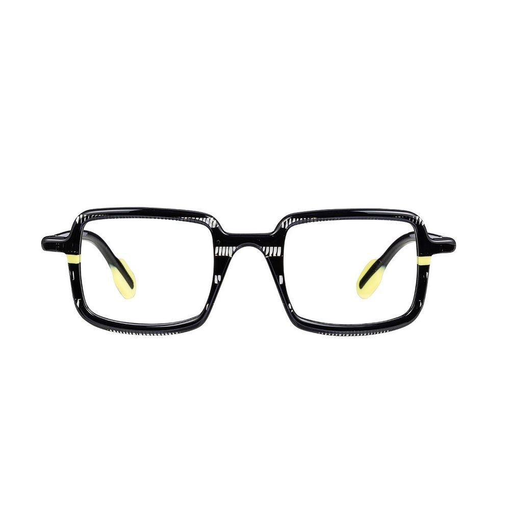 Matttew 11G44bn0a Squared Black Celluloid Eyeglasses