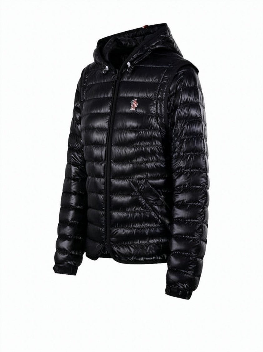 Moncler Glossy Quilted Short Puffer Jacket