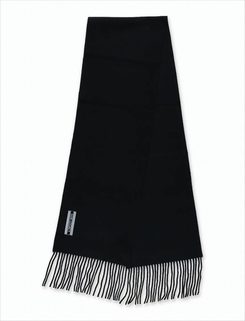 Our Legacy Rectangular Black Wool Scarf